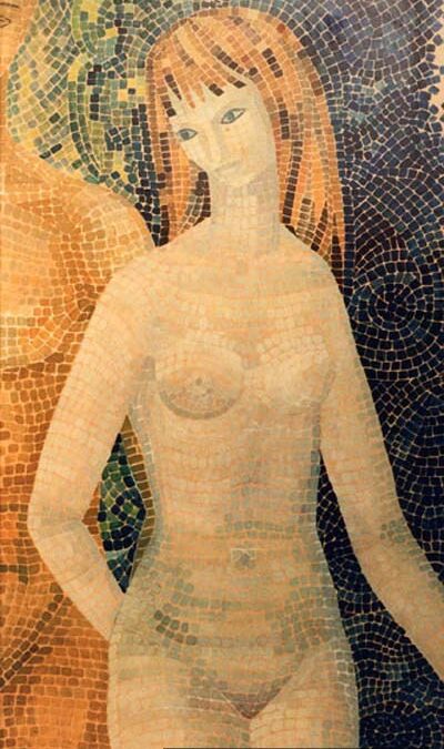 Young Girl in Mosaïque